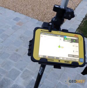 Leica iCON iCG70T GPS met tilt sensor GNSS ontvanger Geodeet meetexpert Belgie