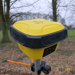 Leica iCON iCG70T GPS met tilt sensor GNSS ontvanger detail Geodeet meetexpert Belgie