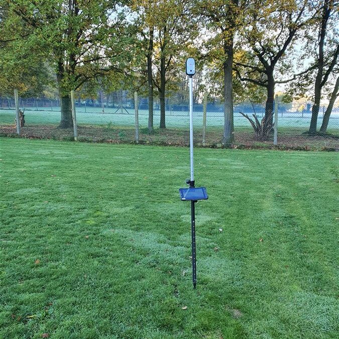 Leica FLX100 GNSS antenne nutsleidingen meten asbuiltplan geodeet 3