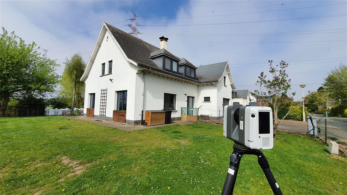 Leica RTC360 laserscanner tuinaanleg opmeten Geodeet 3