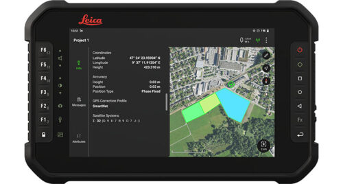 Leica CSX8 android tablet Zeno Mobile Geodeet